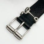 Gucci Horsebit Silver Classic Belt Diamante — view 5