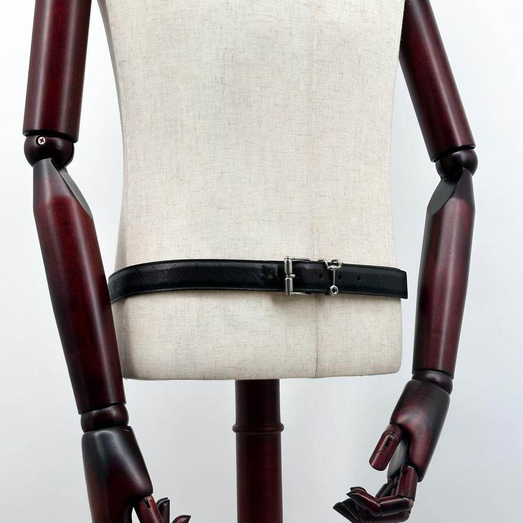 Gucci Horsebit Silver Classic Belt Diamante — view 8
