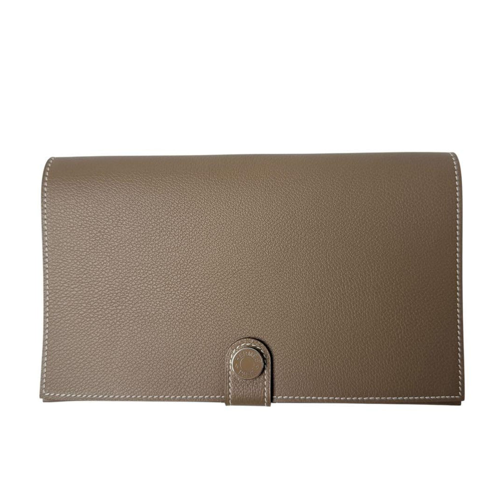 Hermes Rmstoutenmain Etoupe Wallet — view 2