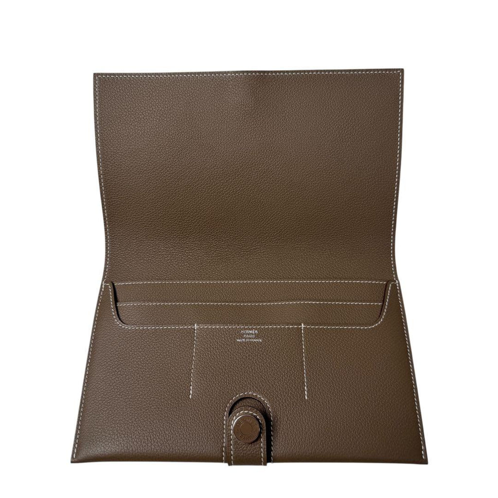 Hermes Rmstoutenmain Etoupe Wallet — view 6
