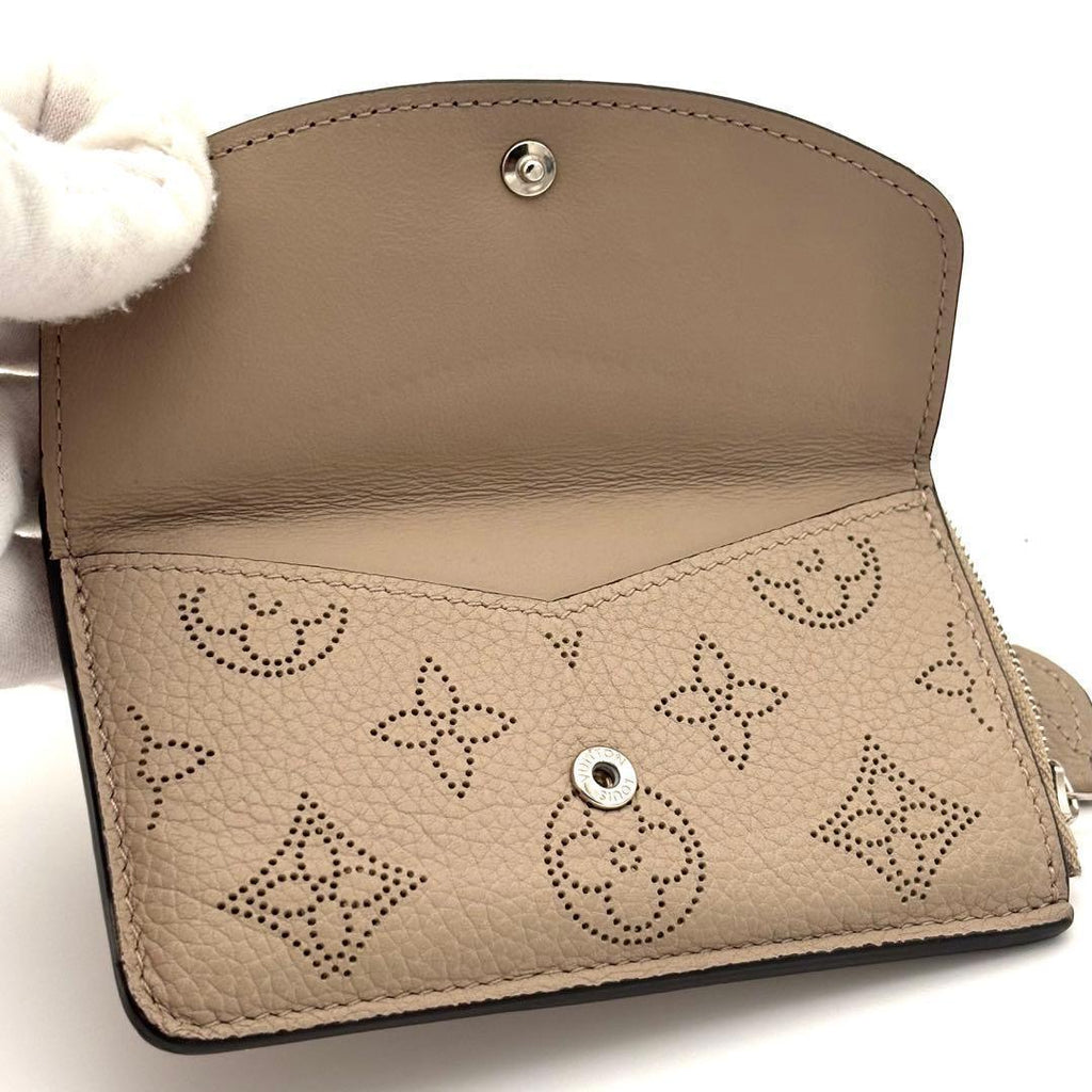 Louis Vuitton Monogram Mahina Porte Cartes Recto Verso Wallet — view 3