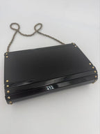 Chanel Acrylic Flap Bag Black Red CC — view 4