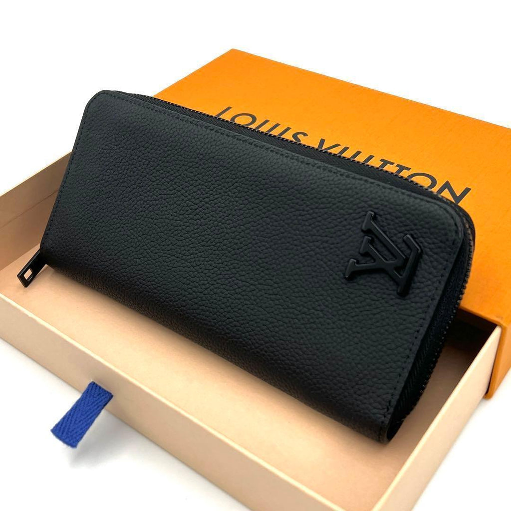 Louis Vuitton Aerogram Wallet Zippy Vertical Black