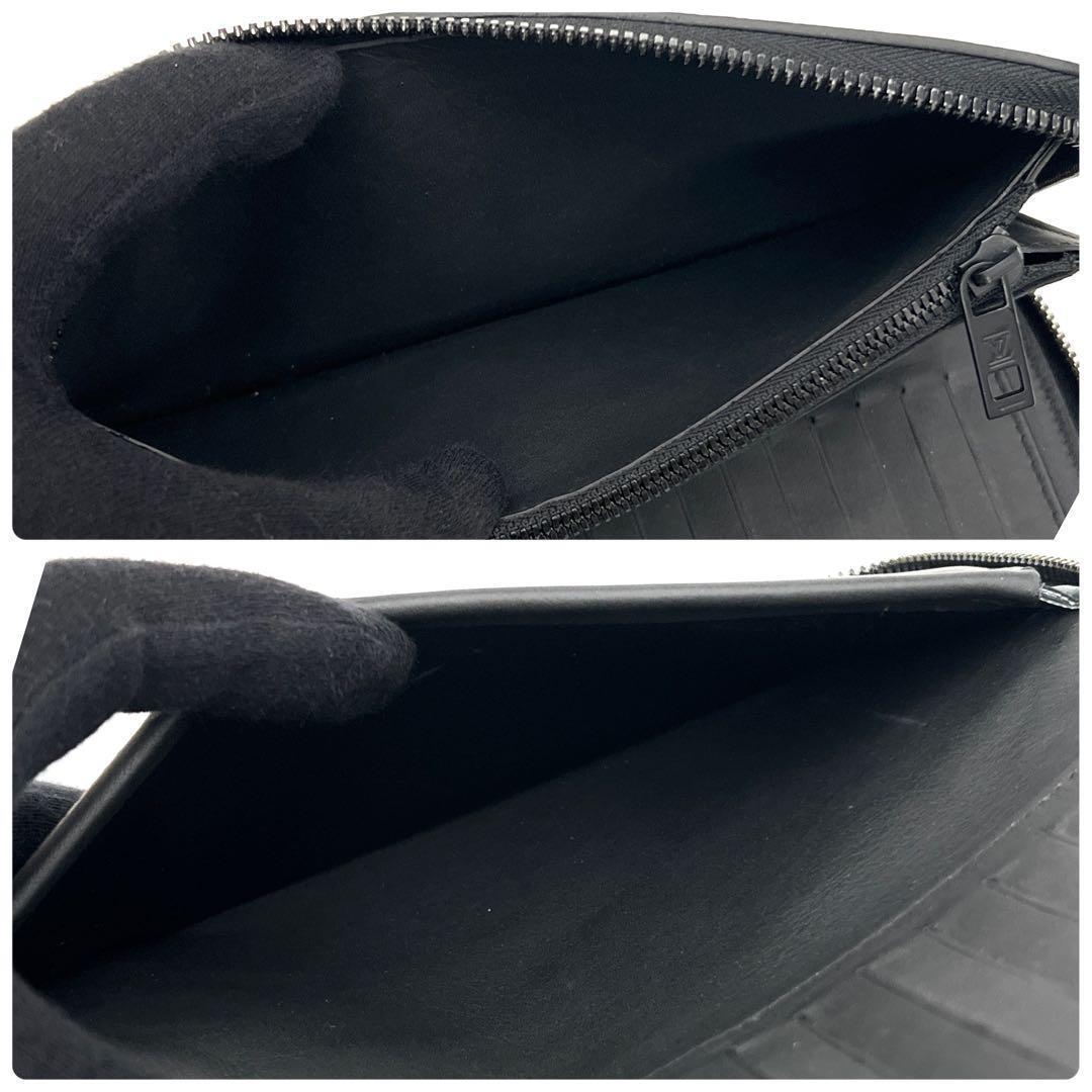 Louis Vuitton Aerogram Wallet Zippy Vertical Black — view 5