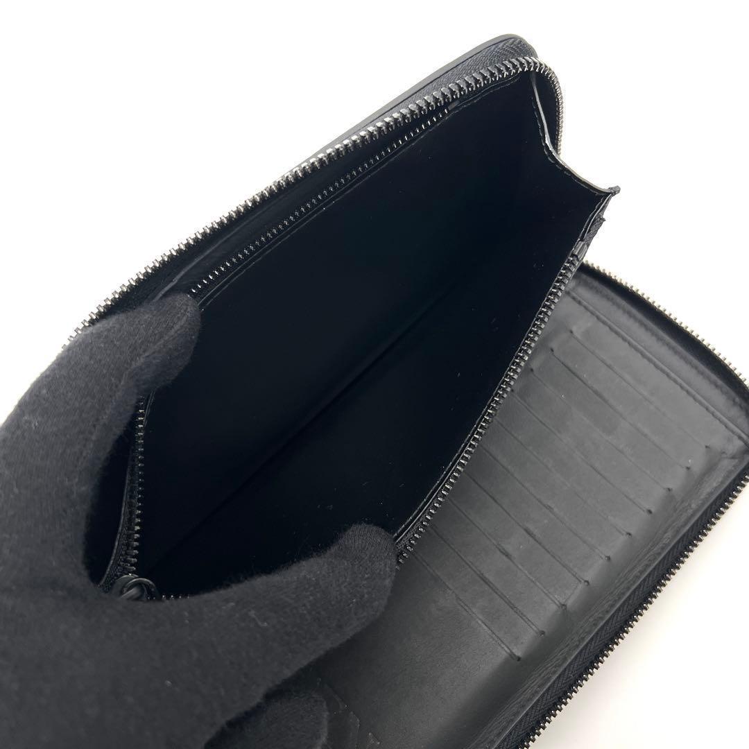 Louis Vuitton Aerogram Wallet Zippy Vertical Black — view 6