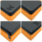 Louis Vuitton Aerogram Wallet Zippy Vertical Black — view 8