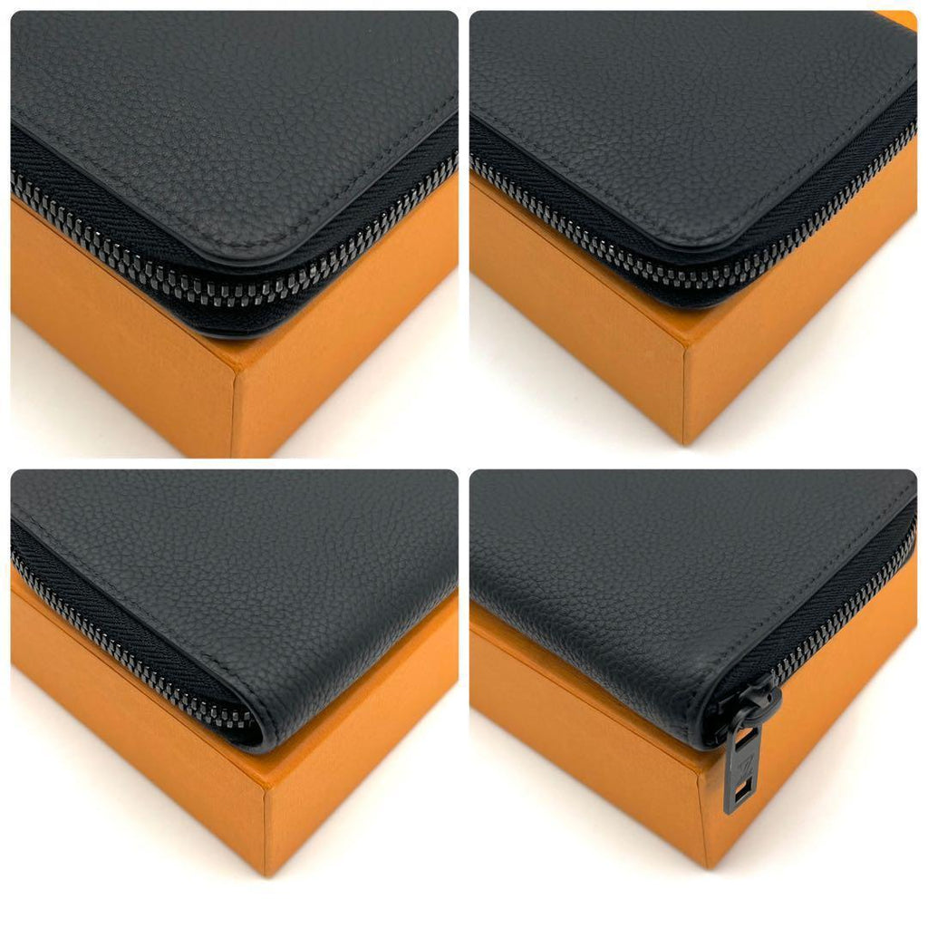 Louis Vuitton Aerogram Wallet Zippy Vertical Black — view 9