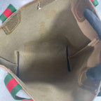 Gucci GG Sherry Line Tote Brown Leather Logo — view 4