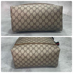 Gucci GG Sherry Line Tote Brown Leather Logo — view 8