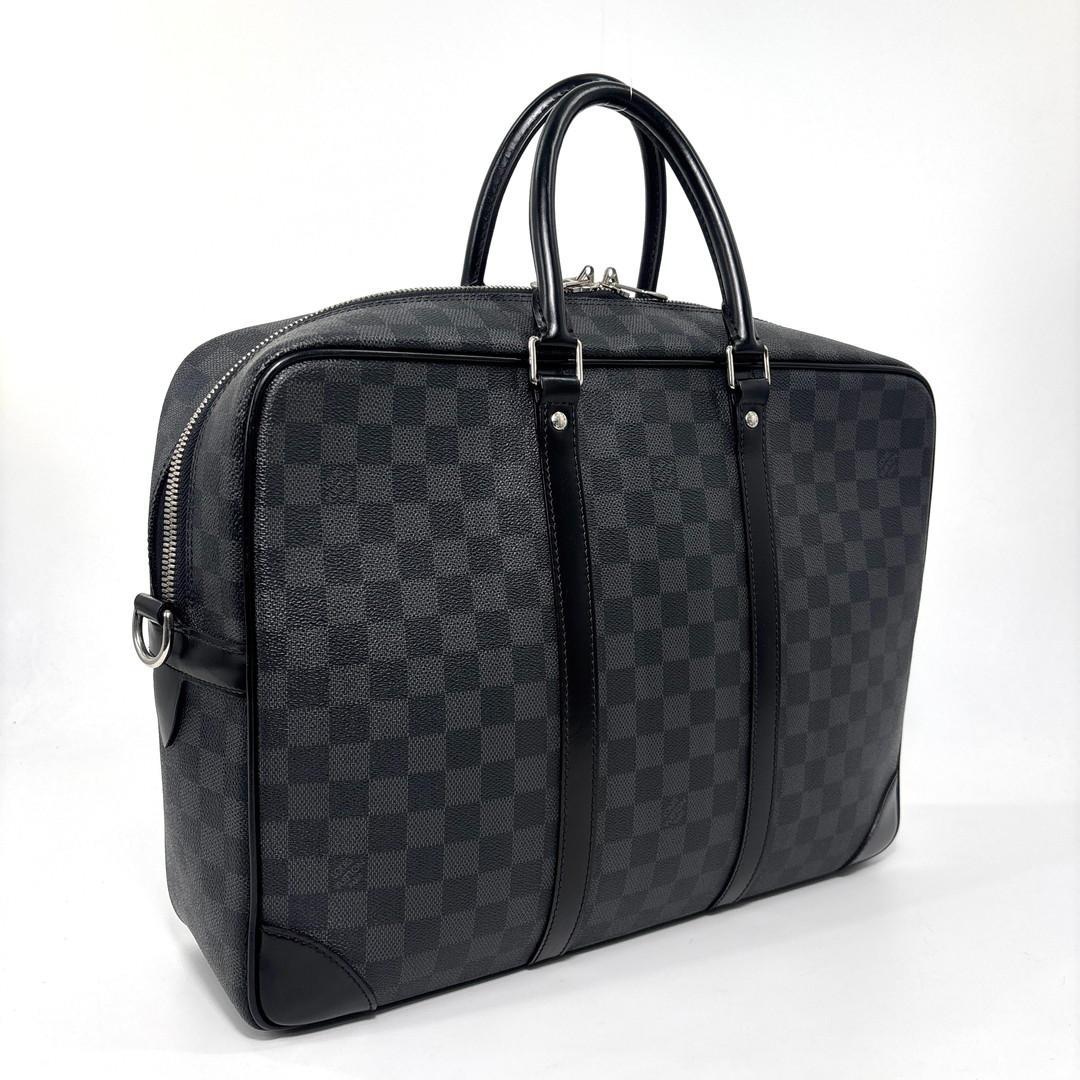 Louis Vuitton Damier Graphite Porte Documents Voyage GM — view 3