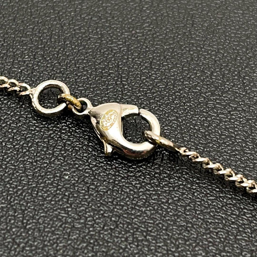 Chanel CC Logo Rhinestone Necklace Icon Coco — view 9