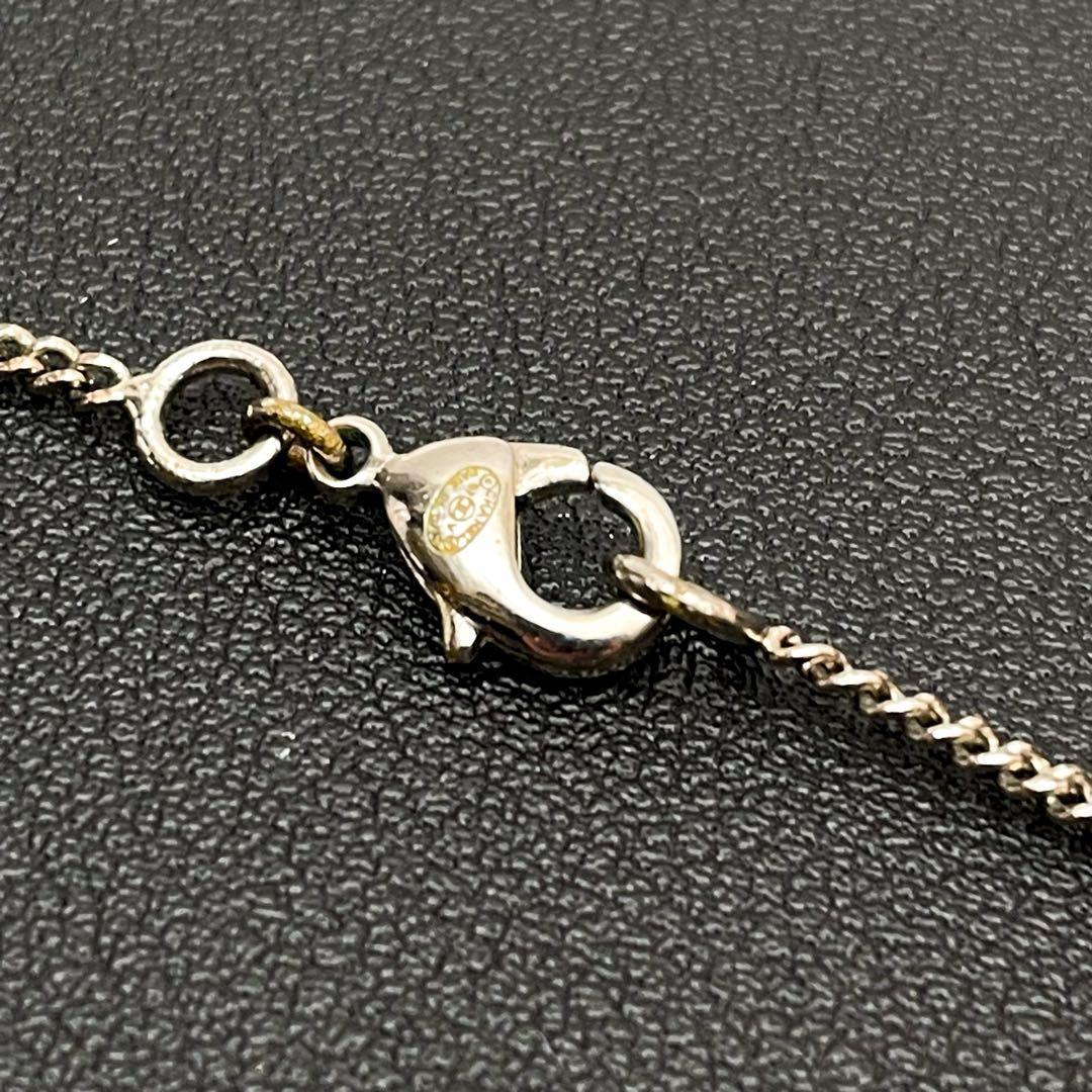 Chanel CC Logo Rhinestone Necklace Icon Coco — view 9
