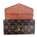 Louis Vuitton Monogram Portefeuille Sarah Wallet — view 2