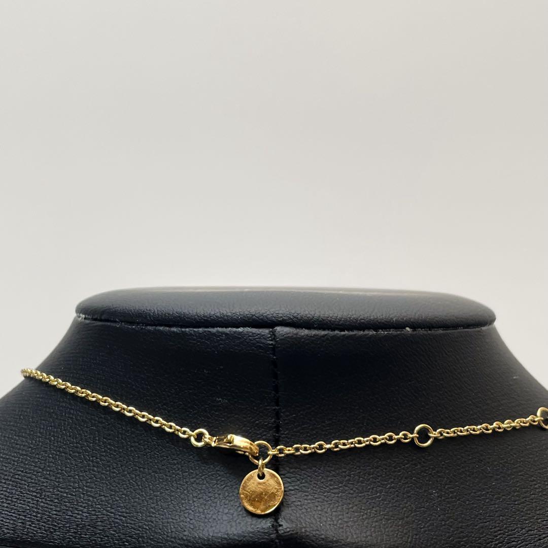 Dior Clair D Lune CD Logo Necklace Rhinestone — view 8