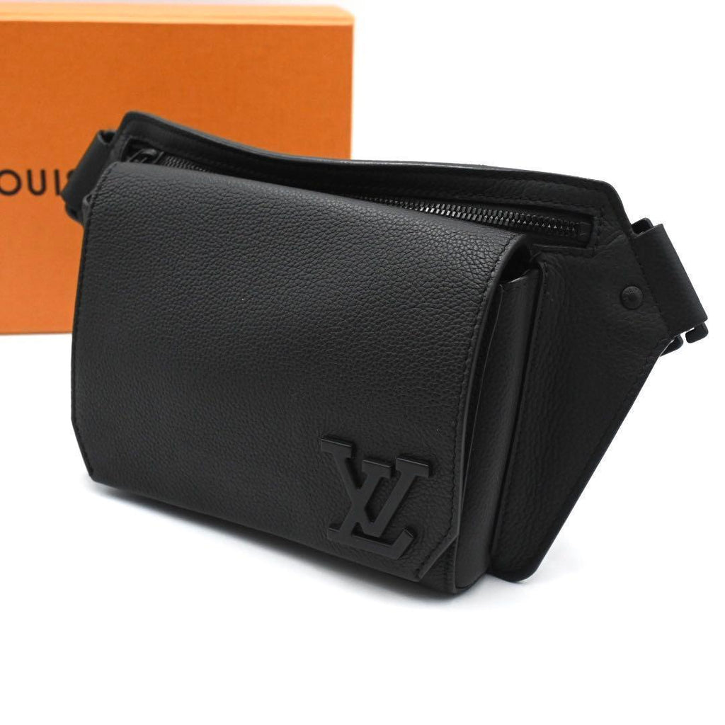 Louis Vuitton Takeoff Sling Aerogram Black Shoulder Bag