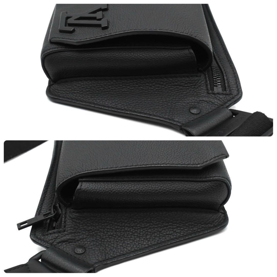 Louis Vuitton Takeoff Sling Aerogram Black Shoulder Bag — view 7