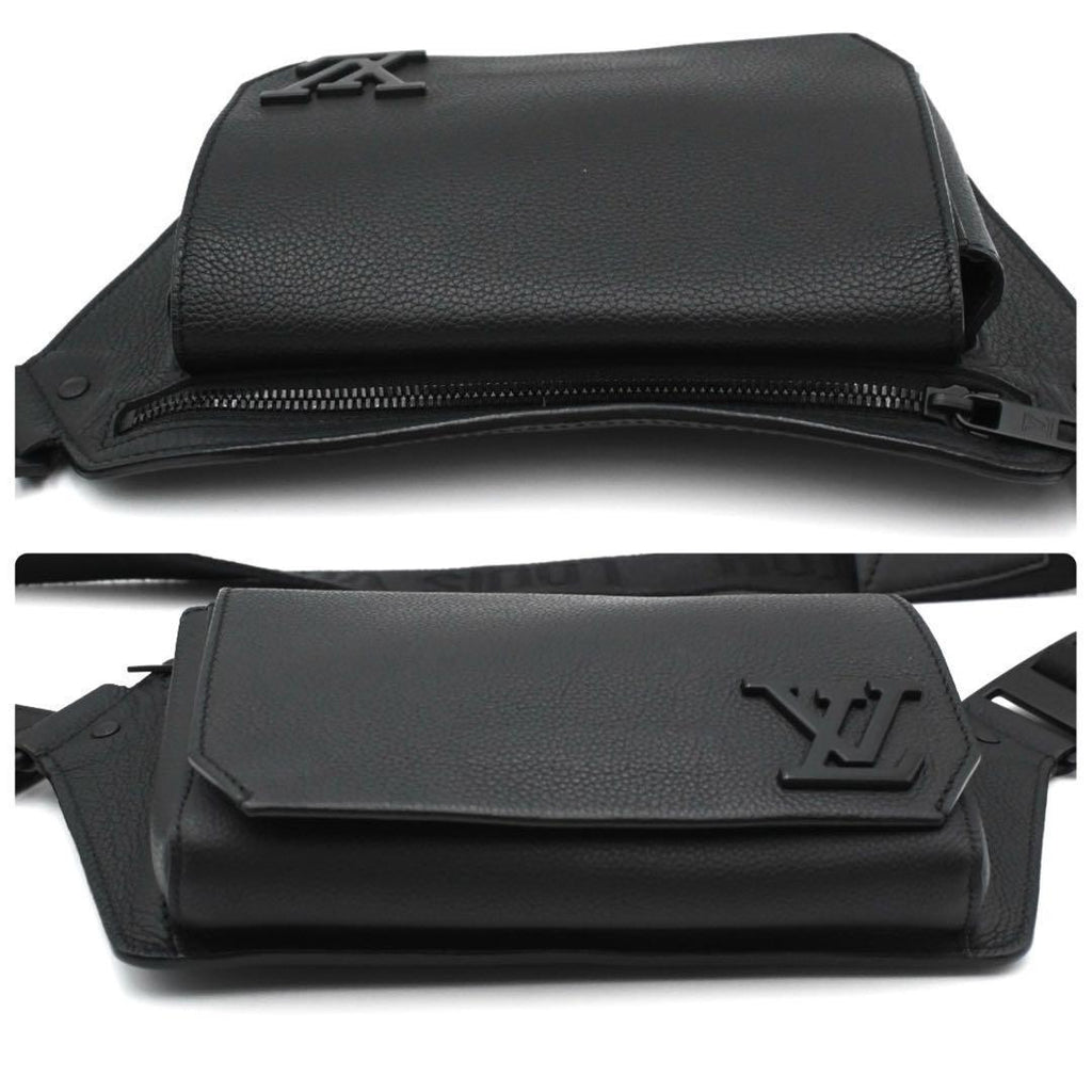 Louis Vuitton Takeoff Sling Aerogram Black Shoulder Bag — view 8