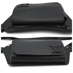 Louis Vuitton Takeoff Sling Aerogram Black Shoulder Bag — view 8