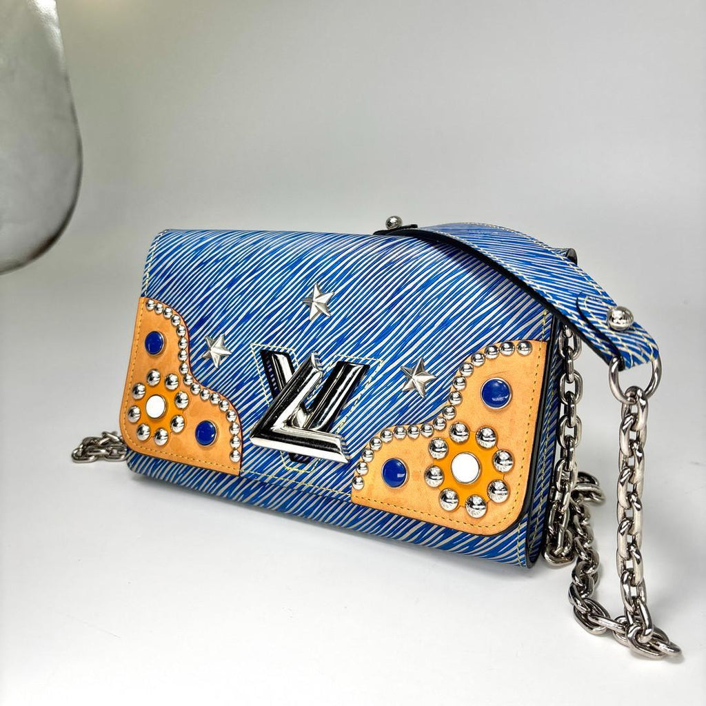 Louis Vuitton Epi Denim Twist Chain Shoulder Bag — view 2