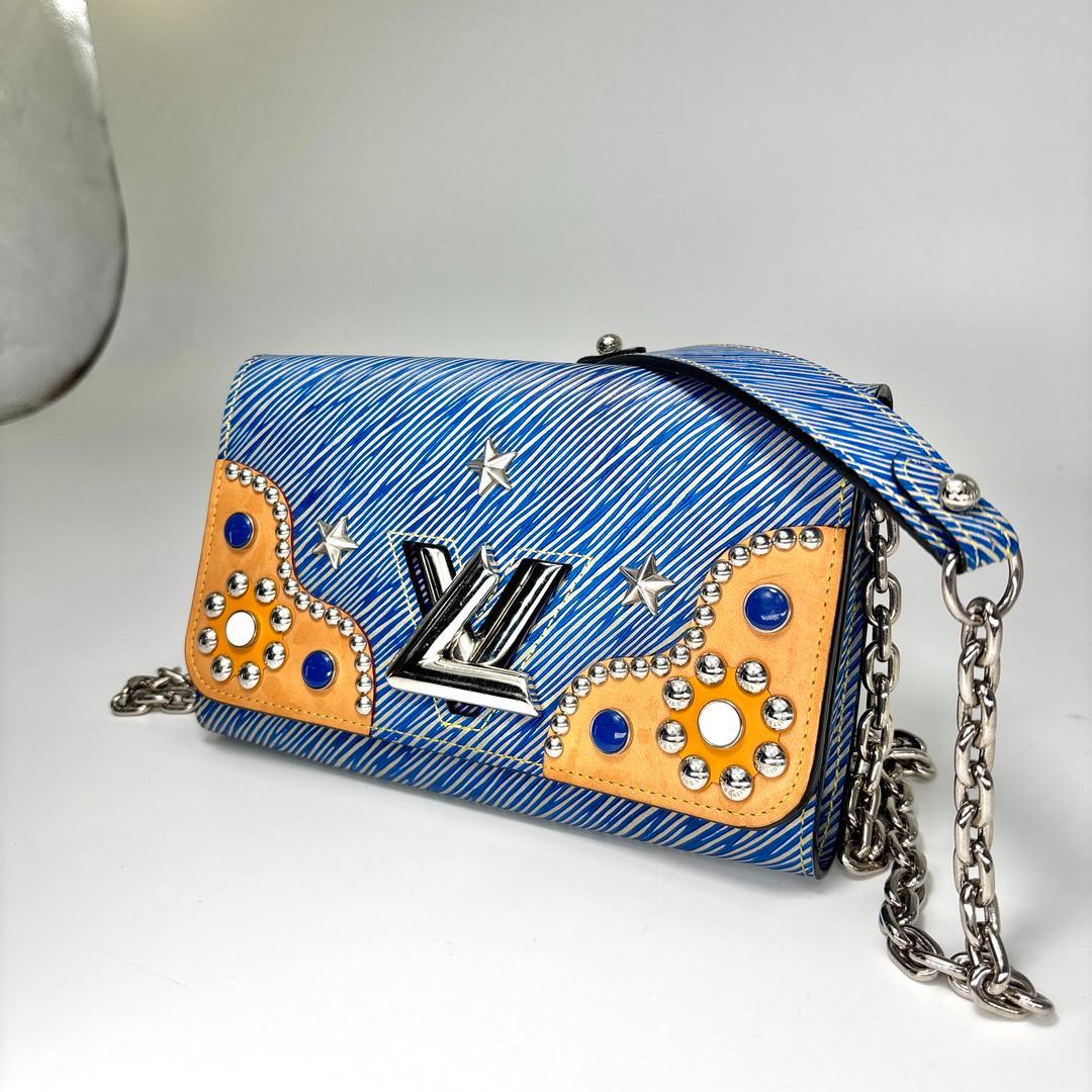 Louis Vuitton Epi Denim Twist Chain Shoulder Bag — view 2