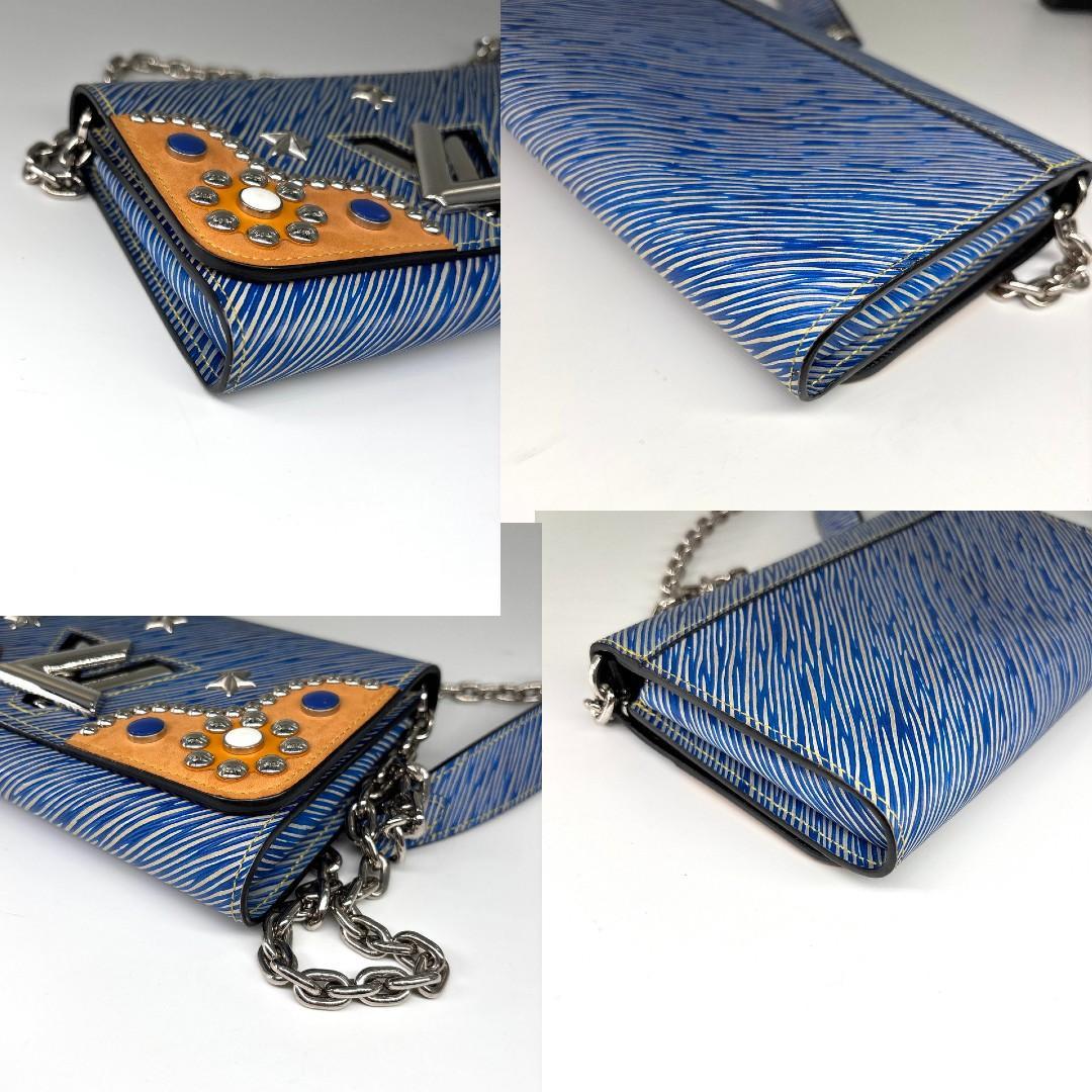 Louis Vuitton Epi Denim Twist Chain Shoulder Bag — view 7