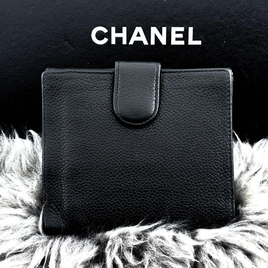 Chanel Wallet Coco Stitch Caviar Snap Bifold — view 2