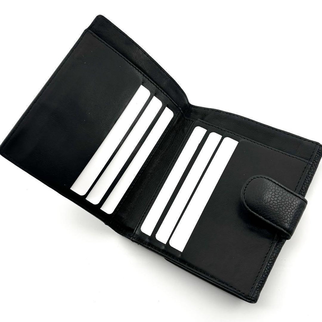 Chanel Wallet Coco Stitch Caviar Snap Bifold — view 3