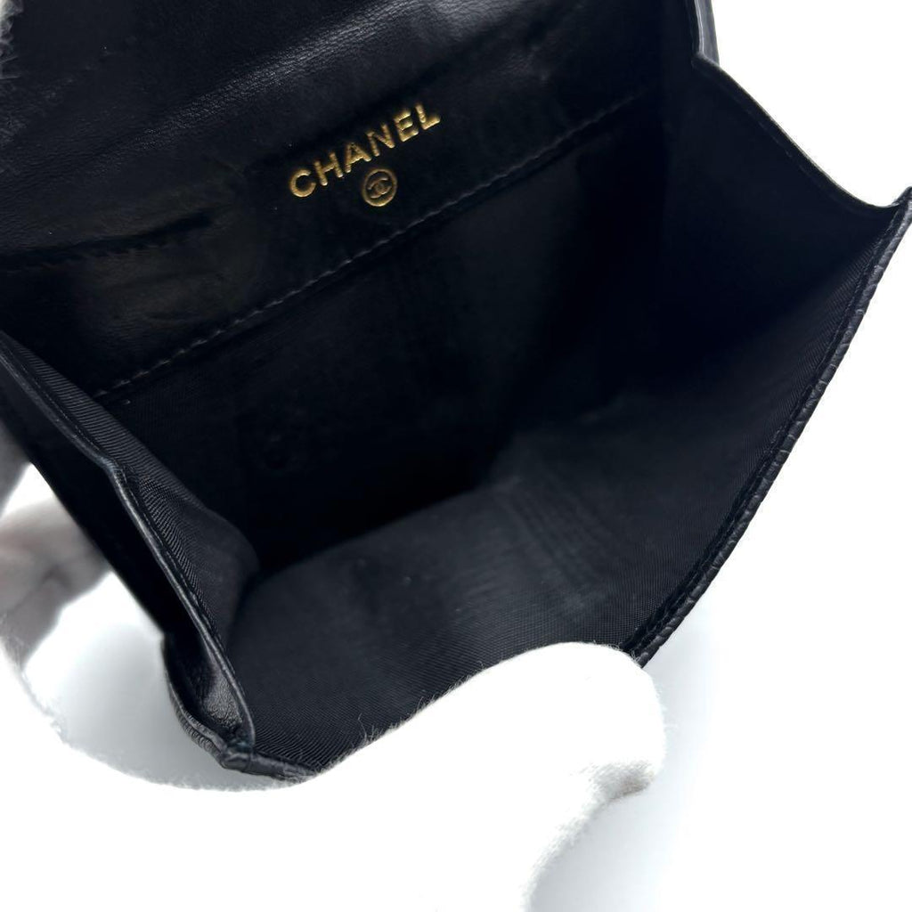 Chanel Wallet Coco Stitch Caviar Snap Bifold — view 6