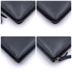 Gucci Box Garden Wallet Cherry Black Leather Zip Around — view 7