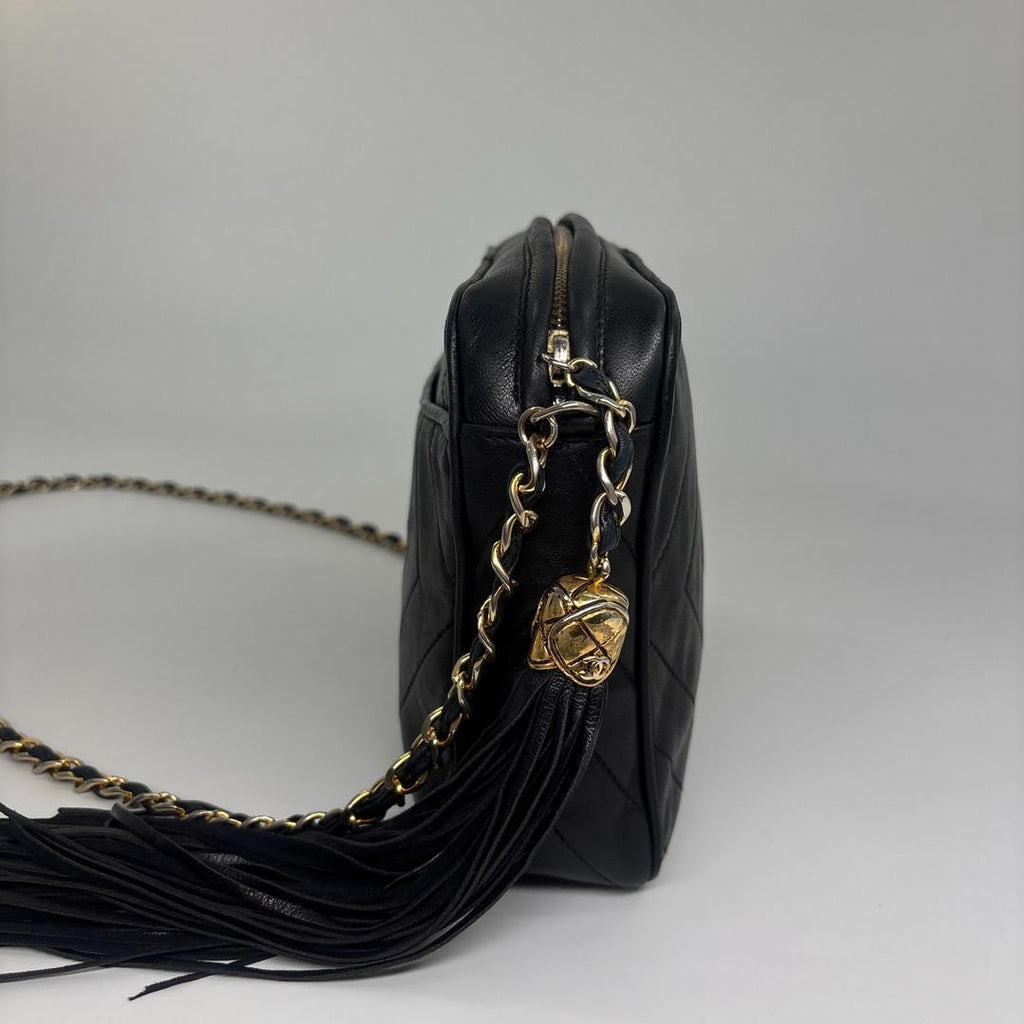 Chanel Super CC Logo Diamond Stitch Chain Shoulder Bag — view 4