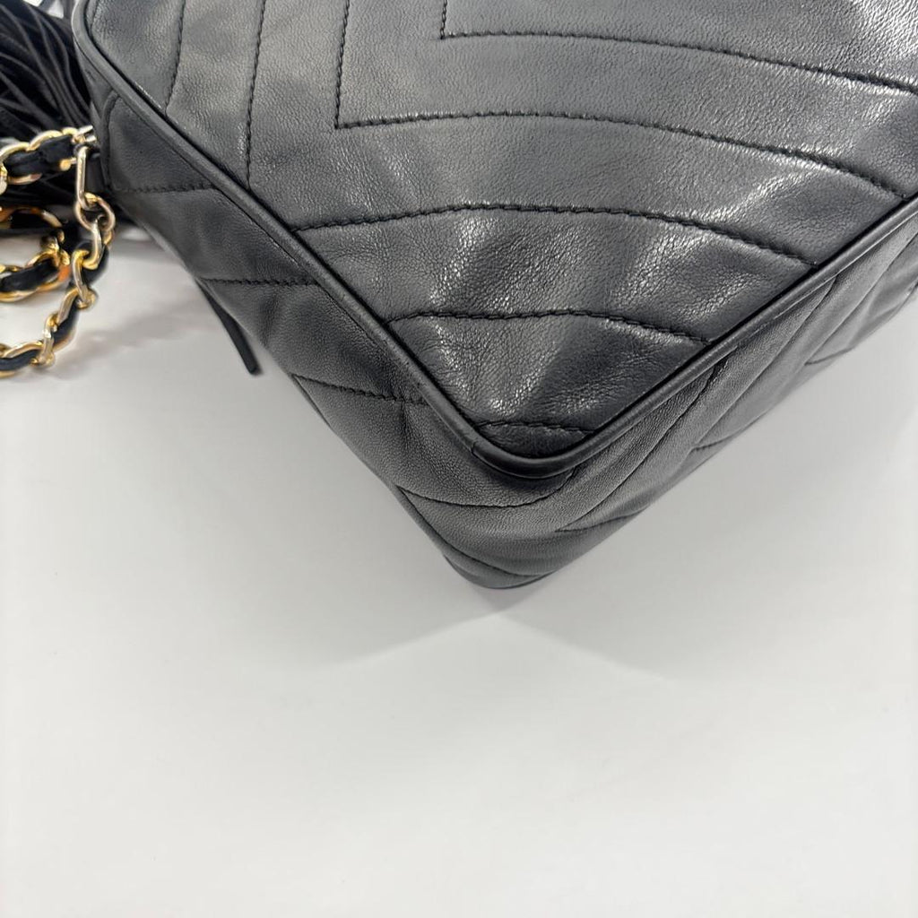 Chanel Super CC Logo Diamond Stitch Chain Shoulder Bag — view 7