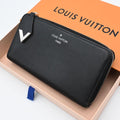 Louis Vuitton Portefeuille Comet Taurillon Wallet Black