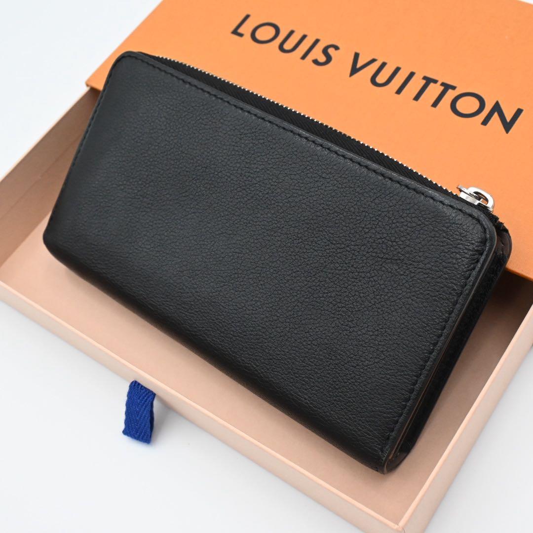 Louis Vuitton Portefeuille Comet Taurillon Wallet Black — view 2