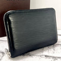 Louis Vuitton Epi Zippy Coin Purse Noir