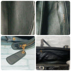 Chanel Quilted Shoulder Bag Tote Leather Black — view 8