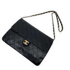 Chanel Quilted Lambskin Chain Shoulder Bag CC Logo — view 3