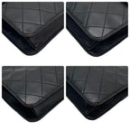 Chanel Quilted Lambskin Chain Shoulder Bag CC Logo — view 6