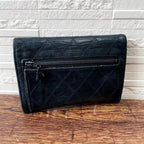 Chanel Bicolor Quilted Lambskin Card Case Business Holder Black — view 2
