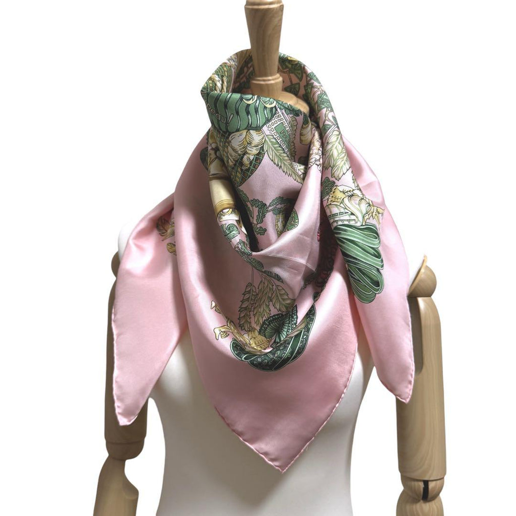 Hermes Carre 90 Chapeau Hat Scarf Silk — view 7