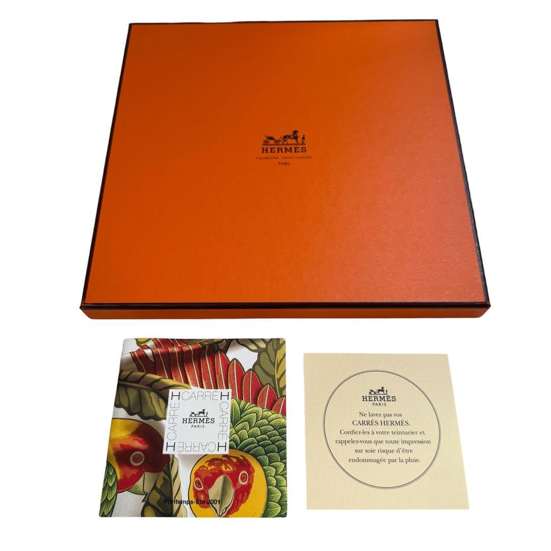 Hermes Carre 90 Chapeau Hat Scarf Silk — view 9