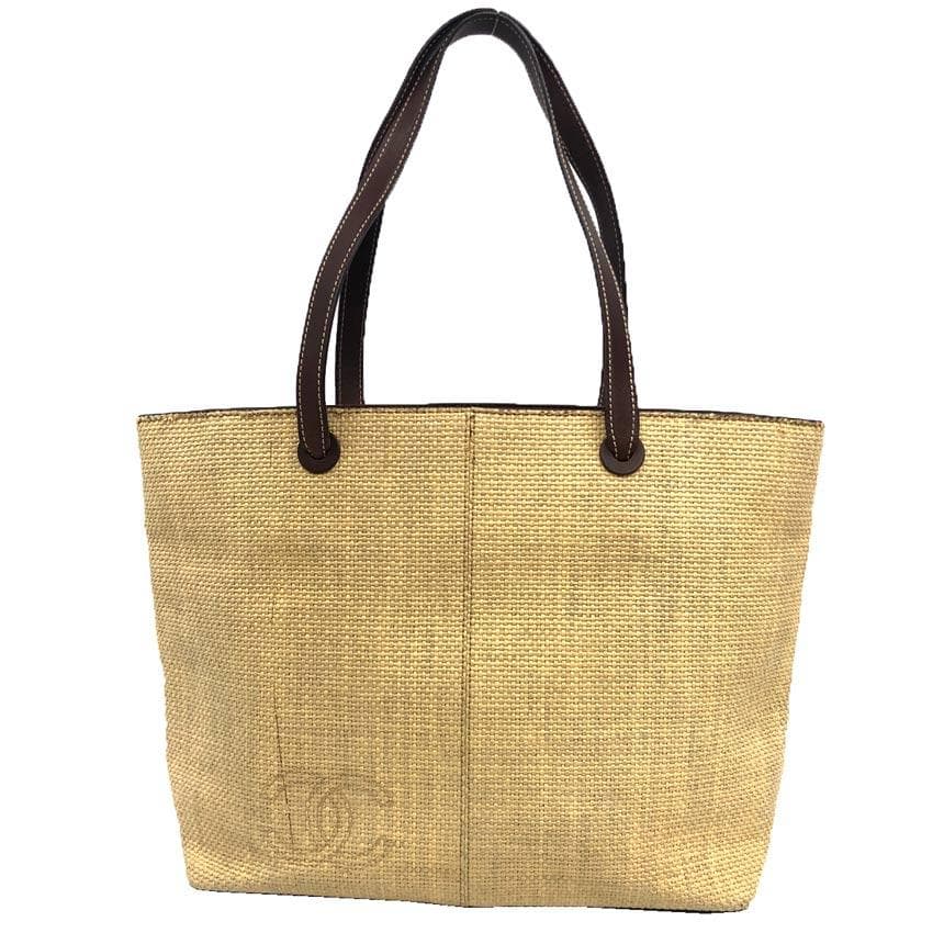 Chanel Raffia Tote Bag Basket