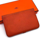 Hermes Dogon GM Togo Wallet Orange Gold Leather — view 2