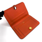 Hermes Dogon GM Togo Wallet Orange Gold Leather — view 3