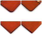 Hermes Dogon GM Togo Wallet Orange Gold Leather — view 6