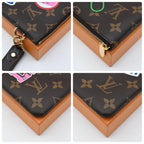 Louis Vuitton Monogram City Pouch Patches Collection Brown — view 5