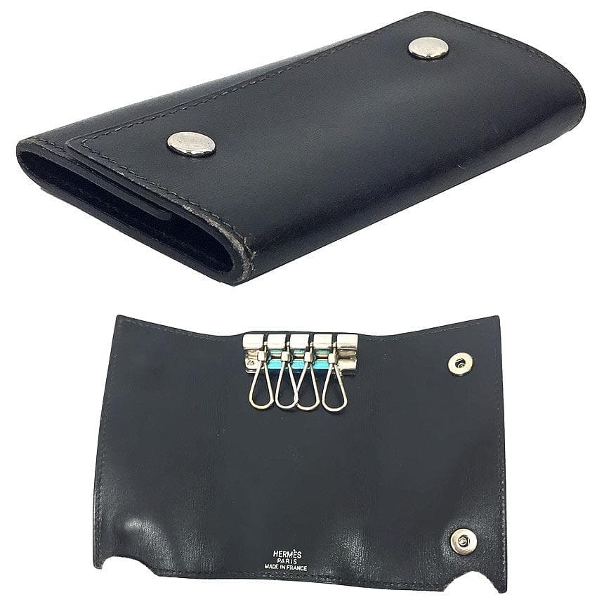Hermes Key Case Serie Etuit Cles 4 Black — view 2