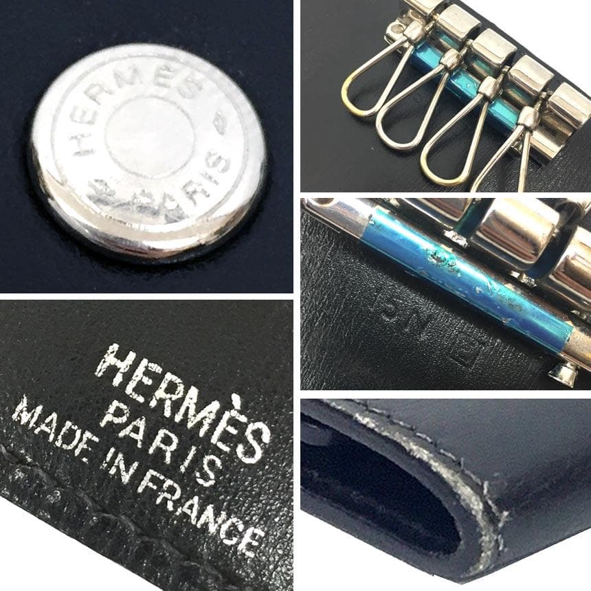 Hermes Key Case Serie Etuit Cles 4 Black — view 3