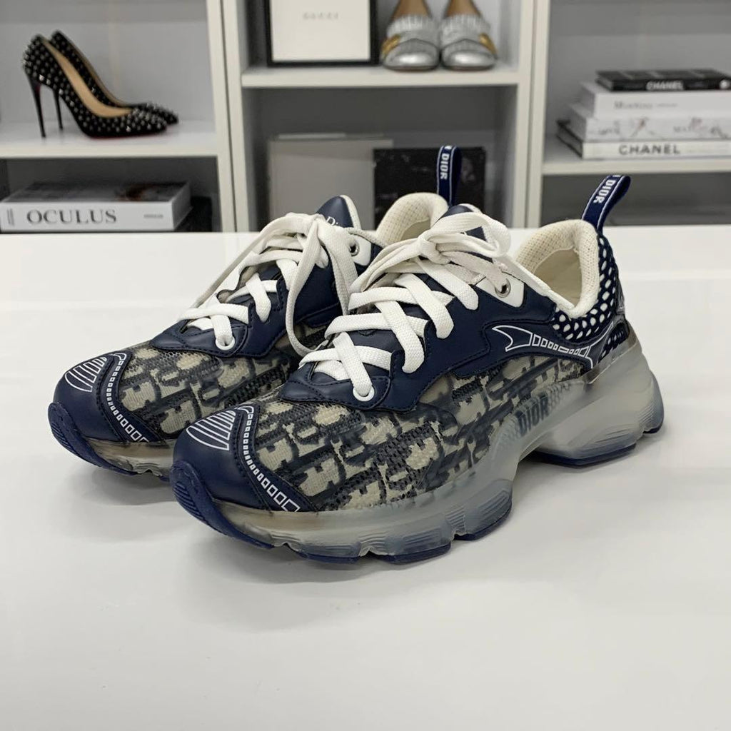 Dior Vibe Leather Rubber Sneakers — view 3