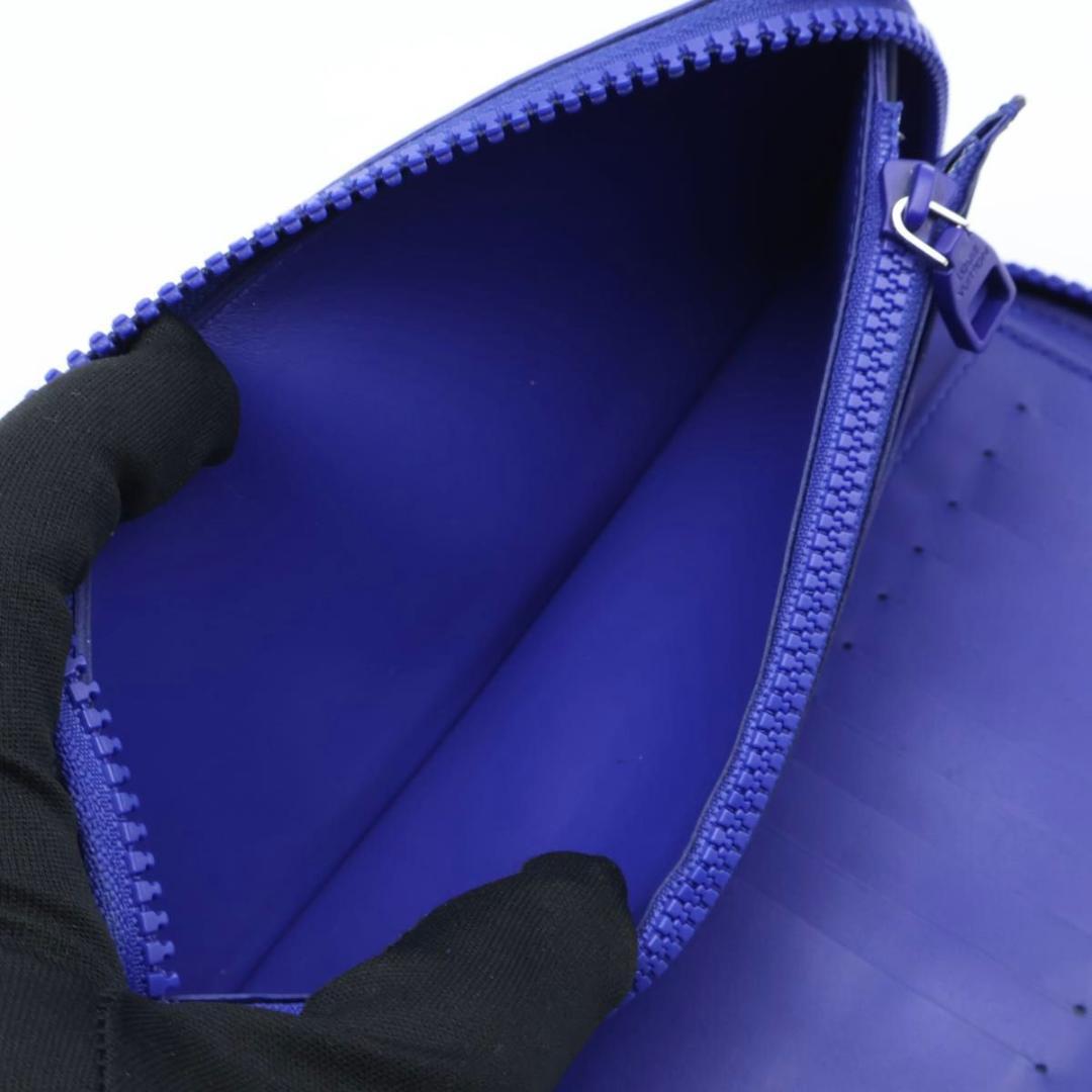 Louis Vuitton Zippy Wallet Vertical Taurillon Blue — view 3