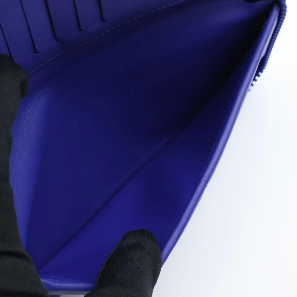 Louis Vuitton Zippy Wallet Vertical Taurillon Blue — view 5